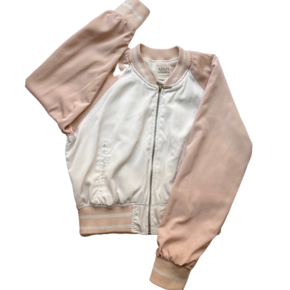 Pink White Jacket Size M